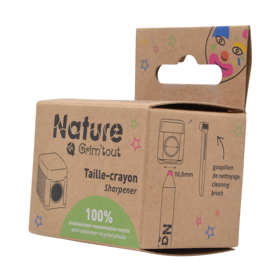 Taille-crayon Plastique JPC Pour Gros Crayons - Diamètre 17 Mm | Coloris Assortis